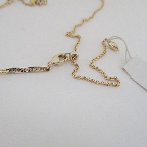 KENDRA SCOTT - Haven Heart Gold Strand Necklace in Multi Mix - Picture 5 of 6